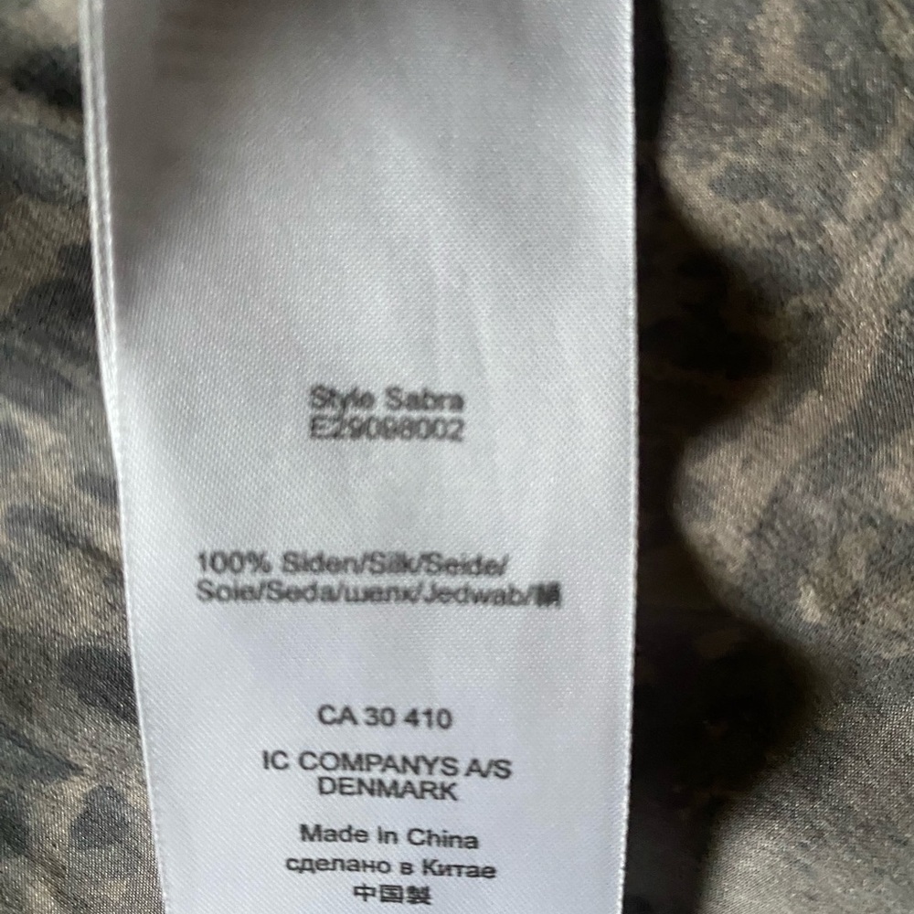 Truly by Part Two Blouse Silk LARGE - Picture 4 of 7